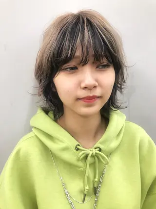 ショート カラー 関 京磨のヘアスタイル