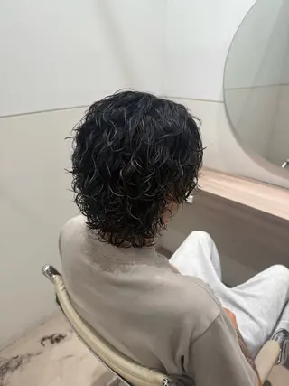 ミディアム パーマ メンズ特化 /歩夢のヘアスタイル