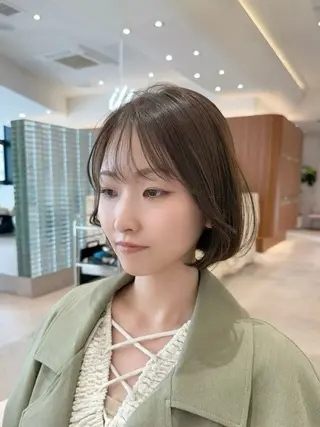 ショート カラー 【渋谷】ボブ・ レイヤーボブ特化✂︎のヘアスタイル