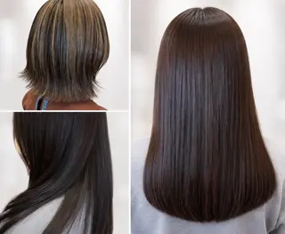 カラー m. nanamiのヘアスタイル
