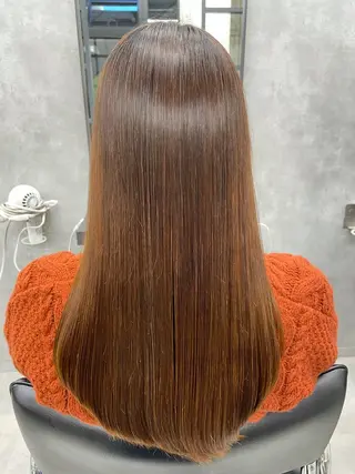 ロング 梅雨対策すぐ巻ける ☔️縮毛矯正勝倉　麗のヘアスタイル