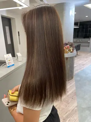ロング ♡似合わせ ♡ハイトーン♡のヘアスタイル