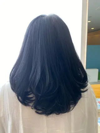 セミロング & kuのヘアスタイル