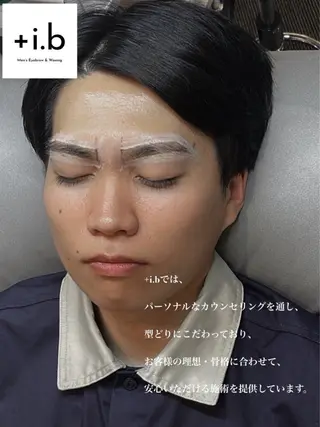メンズ アイブロウ 眉毛サロン+i.b 札幌店の眉毛・アイブロウイメージ
