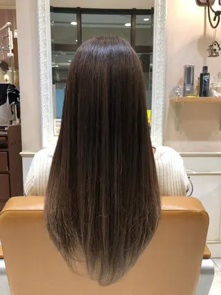 ロング カラー ツヤ髪カラー💎 佐藤あきのヘアスタイル
