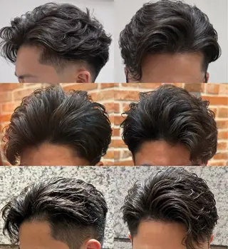 パーマ メンズ 杉本 翔希のヘアスタイル