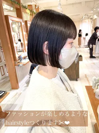 ショート カラー 清水 ちひろ ✄トップスタイリストのヘアスタイル