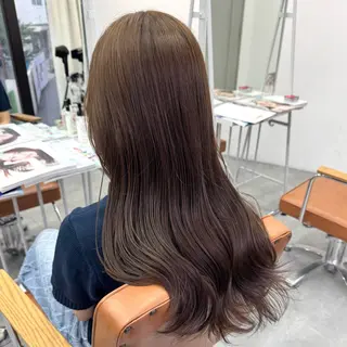 ロング カラー ヘアアレンジ ブリーチなしカラー /新百合ヶ丘/安形翔のヘアスタイル