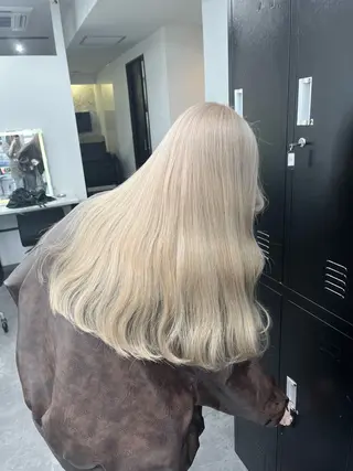 ロング カラー 韓国ヘア🖤/透明感 shihoのヘアスタイル
