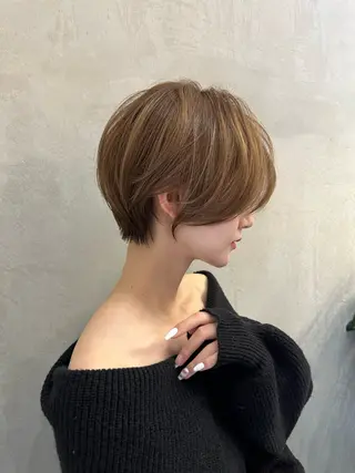 ショート 縮毛矯正/レイヤー taiga🧡のヘアスタイル