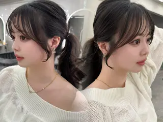 セミロング Lond  mare 🦋ayana🦋のヘアスタイル