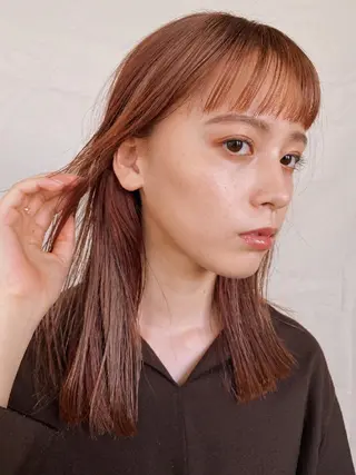 セミロング カラー パーマ ヘアアレンジ メンズ キッズ ネイル illfrere / YUMEのヘアスタイル