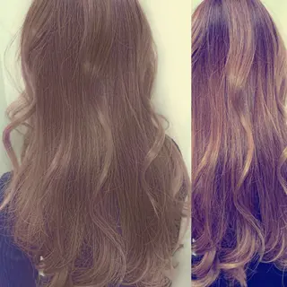 ロング カラー au美容室 栄矢場町のヘアスタイル