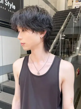 カラー ヘアアレンジ パーマ ITbyALBUM 中野店のヘアスタイル