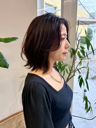 ミディアム カラー 💎韓国風レイヤー /ボブ💎Namiのヘアスタイル