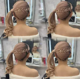 ロング ヘアアレンジ JPCY MIRIYAのヘアスタイル