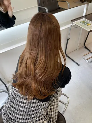 ロング カラー LABO. 門屋和香那のヘアスタイル