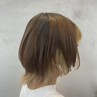 ミディアム 🫧艶髪/ブリーチ 🐳honami🫧のヘアスタイル