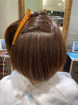 カラー 韓国風パーマ/ オリーブ🇰🇷あゆのヘアスタイル