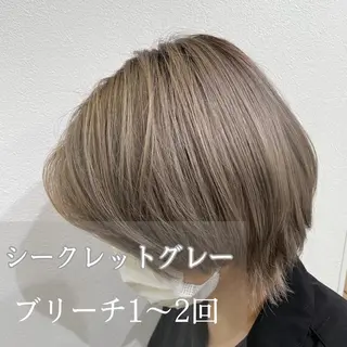 カラー メンズ 渡部凌我 小顔ウルフ ハイトーンカラーのヘアスタイル