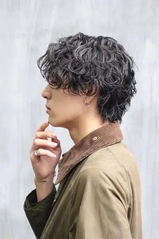 カラー メンズ専門/パーマ 特化/札幌⚡️のヘアスタイル