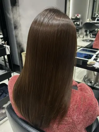 ロング カラー 中村 夢咲のヘアスタイル