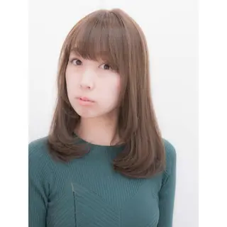 セミロング 永野 良一のヘアスタイル