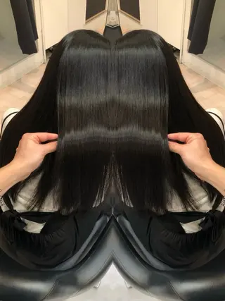 ロング カラー 🩵レイヤー✖︎ 髪質改善🩵リョウヤのヘアスタイル