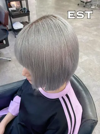 ロング ヘアアレンジ カラー エクステ MORI エクステMARIKAのヘアスタイル