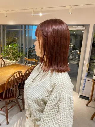 ミディアム カラー 【仙川】 セリナ‎のヘアスタイル