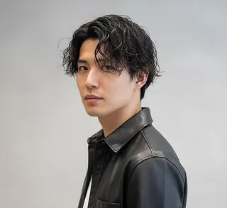 カラー パーマ メンズ 鈴木 大夢のヘアスタイル