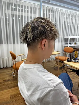 ミディアム メンズ特化サロン ウエダ ヒロキのヘアスタイル