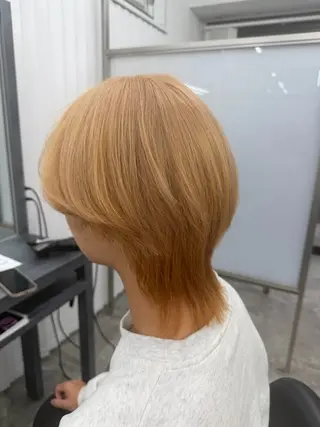 メンズ 🍒暖色カラー🔥 栗俣嵐のヘアスタイル