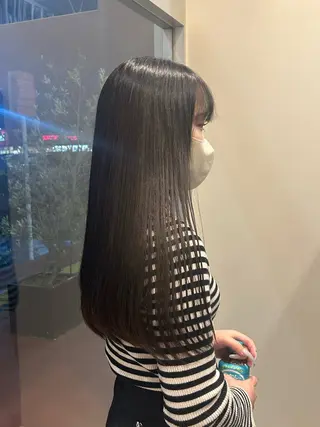 ロング 菊池 梨麻のヘアスタイル
