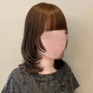 ミディアム 顔周り/艶カラー /ヘアメ🎀あつはのヘアスタイル