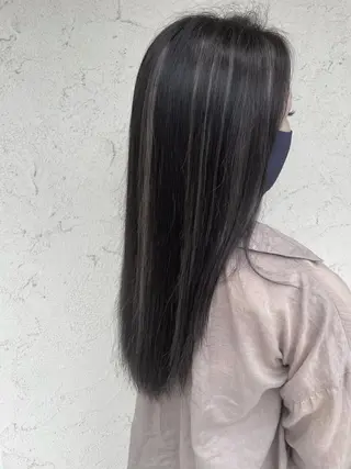 ロング しもかわ かほのヘアスタイル