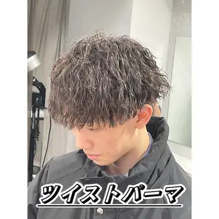 パーマ メンズ 京都河原町 メンズパーマ助川龍哉のヘアスタイル