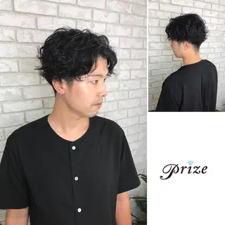 ショート パーマ メンズ メンズサロン IVY 池袋駅前店のヘアスタイル