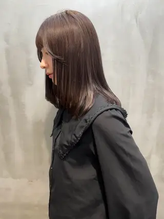 セミロング newi 梅田 /kyokaのヘアスタイル