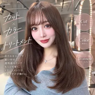ロング 服部大地/縮毛矯正 髪質改善の達人のヘアスタイル