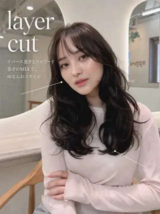 ロング ✨縮毛矯正✨艶髪✨️ 髪質改善✨大宮✨️のヘアスタイル