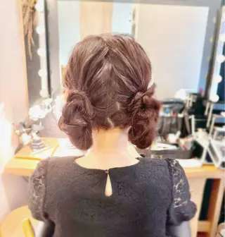 セミロング 札幌円山ヘアメイク/ バーガスのヘアスタイル