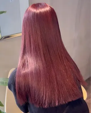 ロング カラー 堤 麻衣子のヘアスタイル