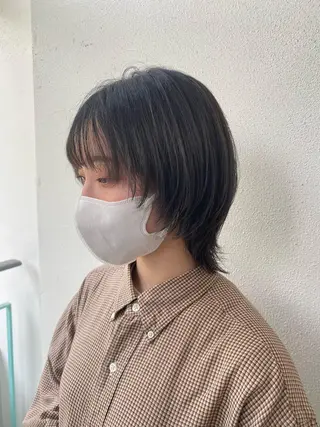 ミディアム LUVISM新潟🎀 透明感カラー/ミユのヘアスタイル