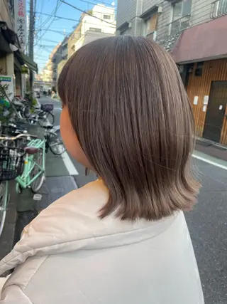 ミディアム ハイレート🤍🫧 池田のヘアスタイル