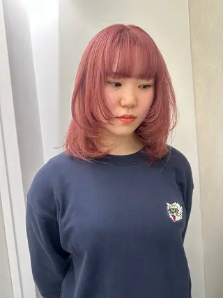 セミロング 韓国ヘアメンズ・レデ ィース特化ミクのヘアスタイル