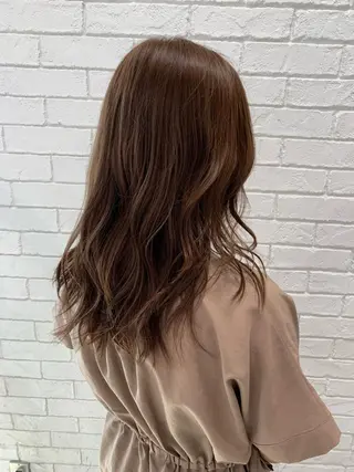 ロング カラー 韓国レイヤー×艶髪 ハイトーンRyukiのヘアスタイル