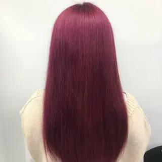 カラー 🦋縮毛/韓国レイヤ ー/透明感カラー🦋のヘアスタイル