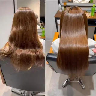 ロング 丹羽大喜 縮毛矯正/美髪矯正のヘアスタイル