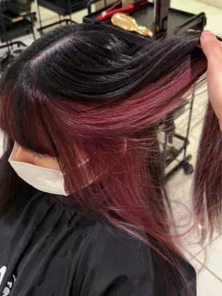 カラー 渡邊楓果／髪質改善 ブリーチ/カラーのヘアスタイル